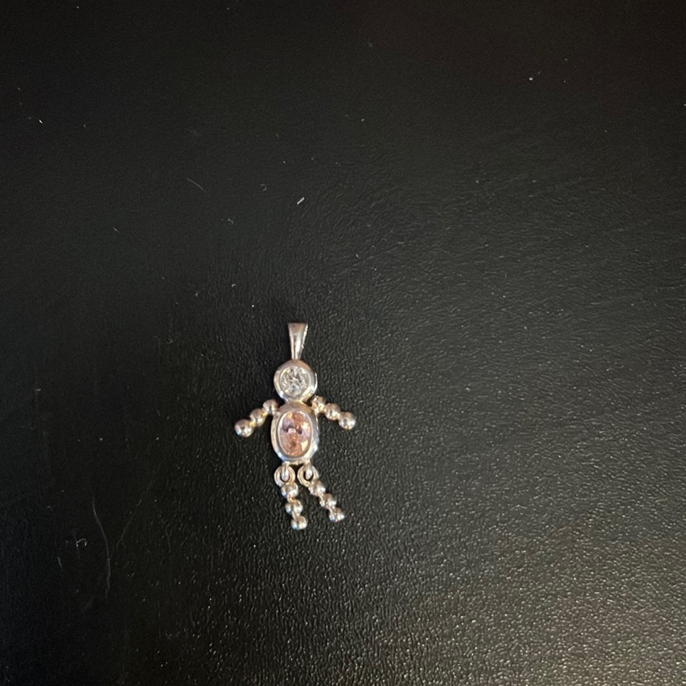 Silver October boy charm 9.25